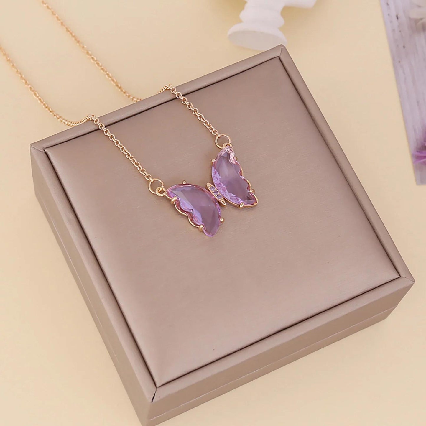 Stylish Butterfly Necklace For Girls