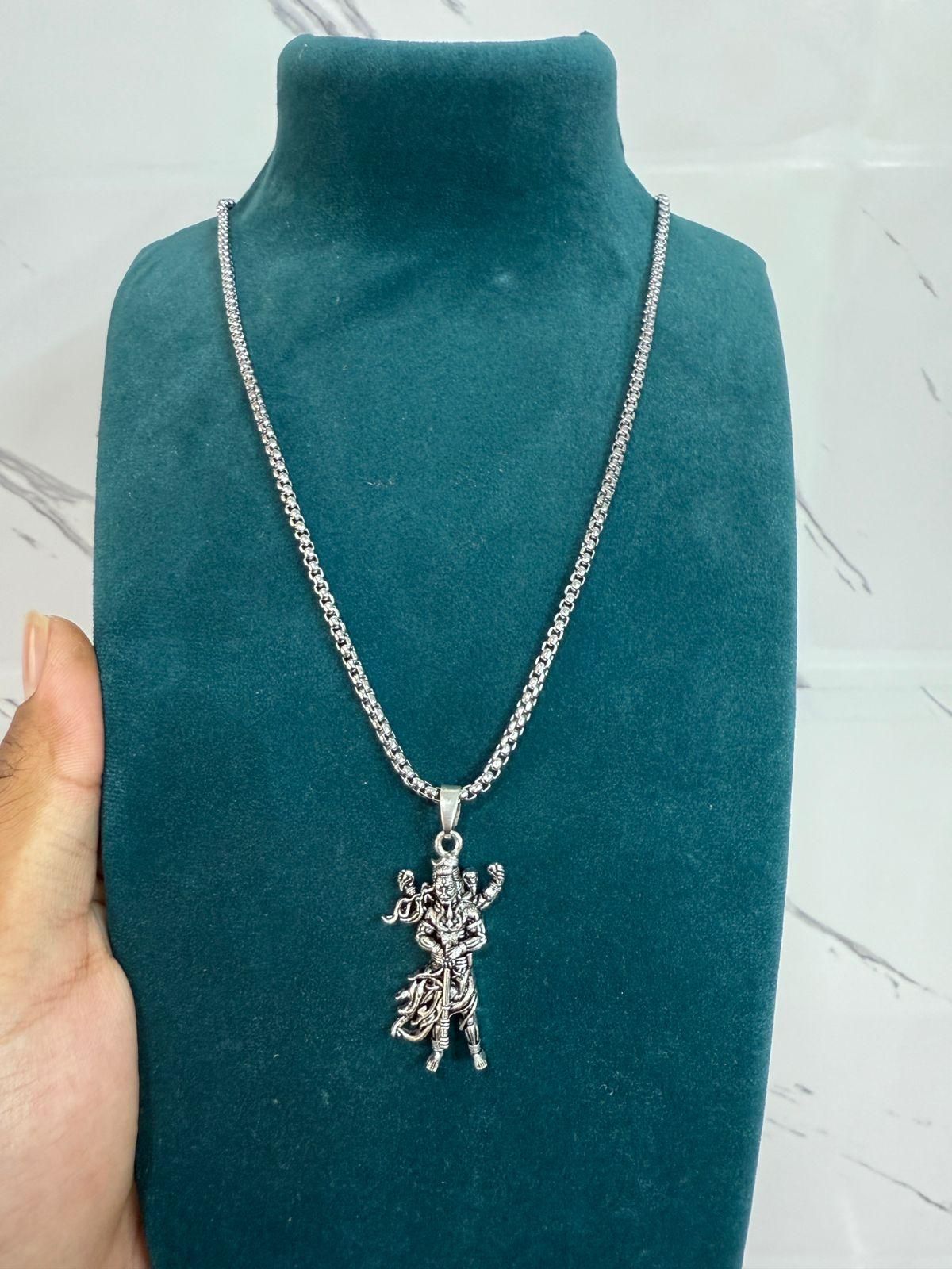 Mahakal Pendant With Chain📿