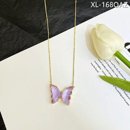 Stylish Butterfly Necklace For Girls